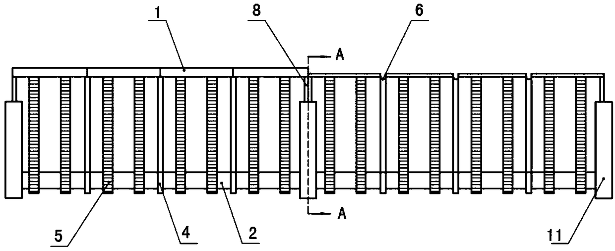 An assembled walkable channel