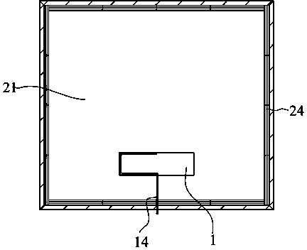 Dock area oil spilling simulation test device