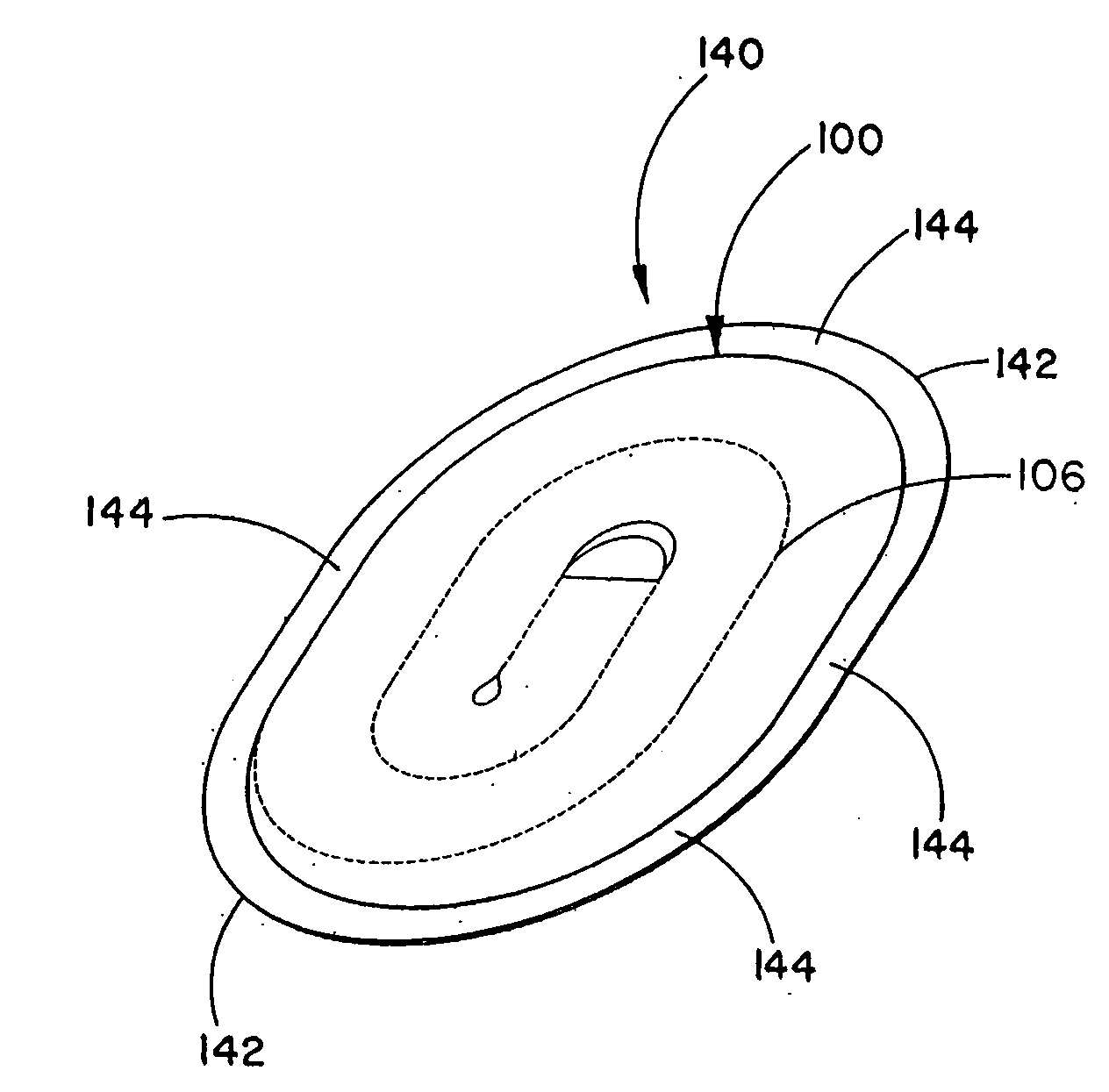 Tissue repair device with a bioabsorbable support member