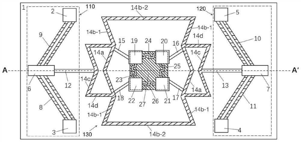 A passive wireless temperature sensor based on a mechanical metamaterial structure