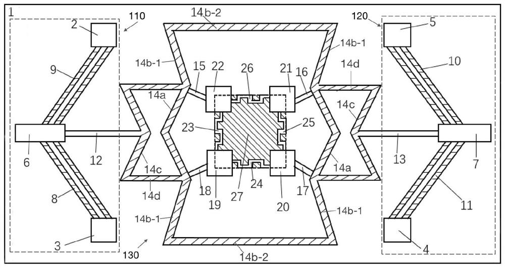 A passive wireless temperature sensor based on a mechanical metamaterial structure