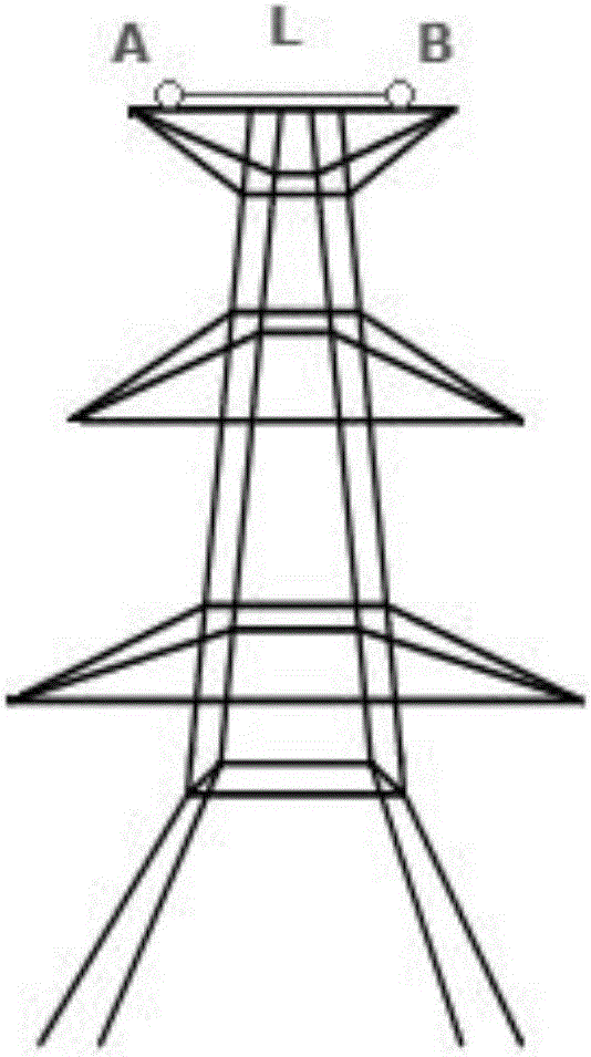 Beidou navigation satellite attitude measurement-based electric iron tower deformation monitoring system and monitoring method