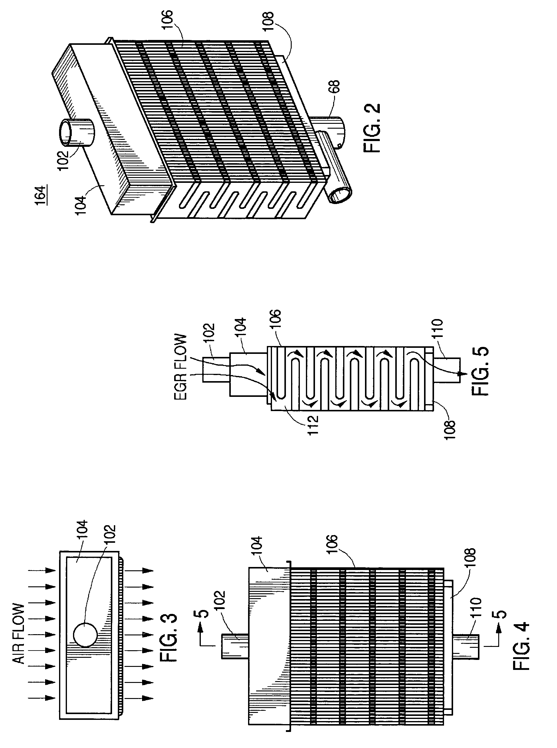 EGR cooling and condensate regulation system for natural gas fired co-generation unit