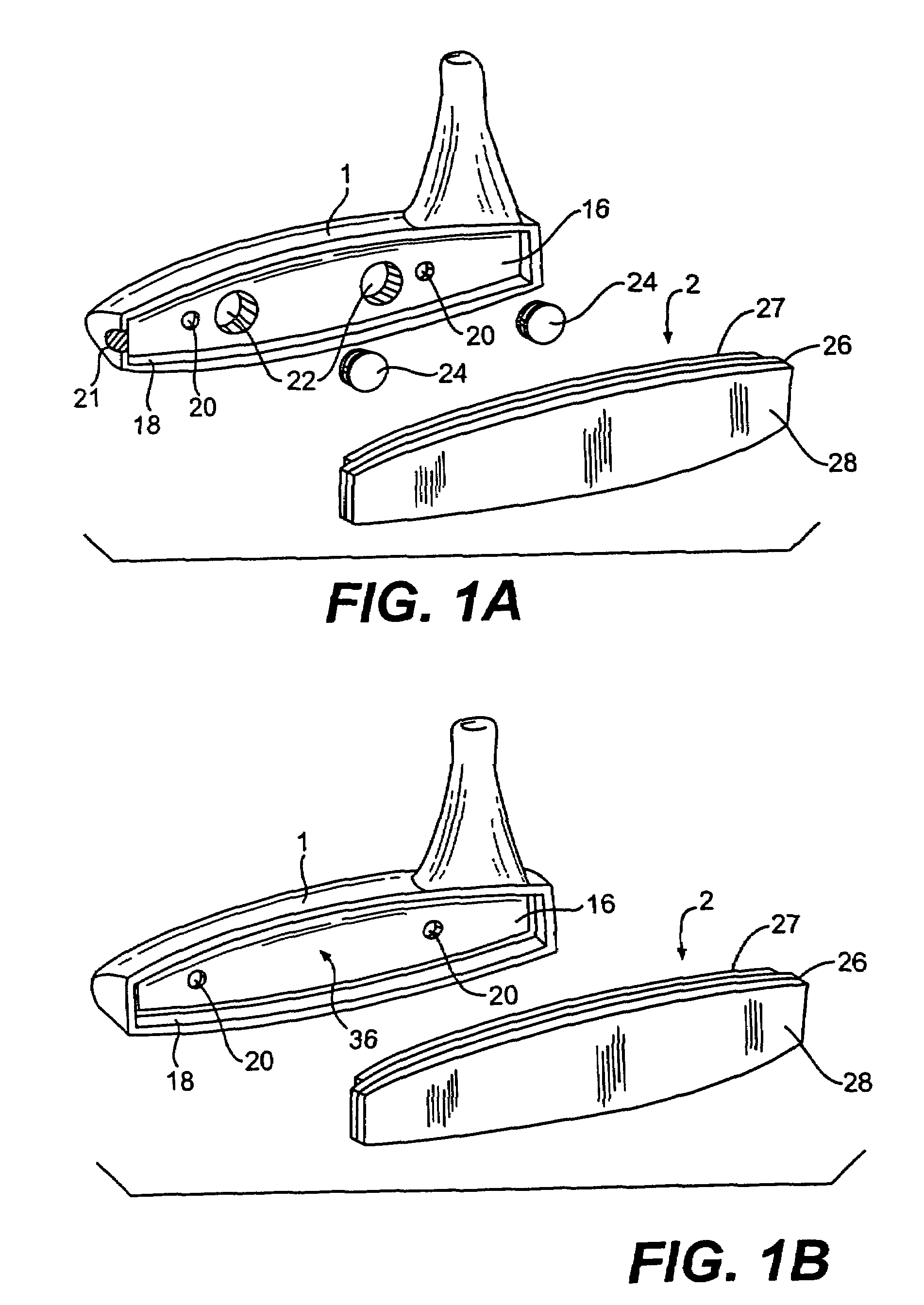 Golf club having replaceable striking surface attachments