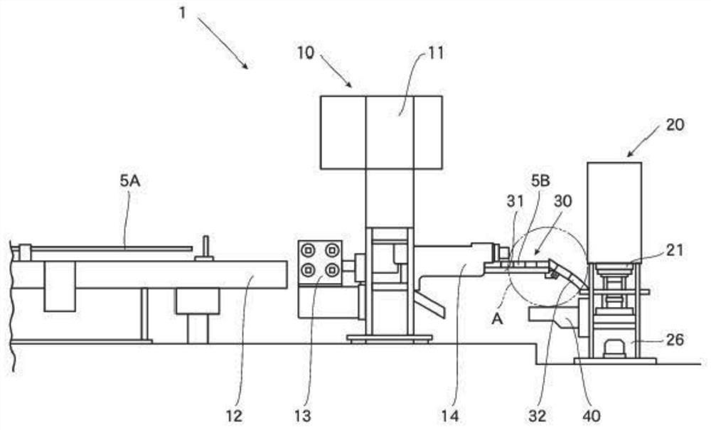 Manufacturing device and manufacturing method of raw material for forging