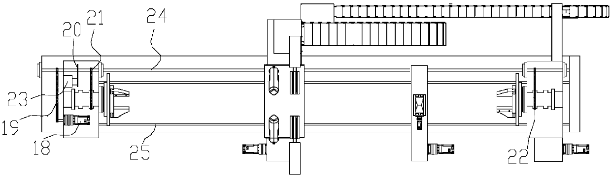 Glass rod straightening device