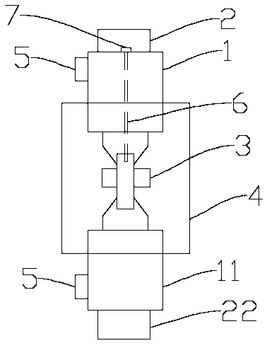 A spark plasma sintering system