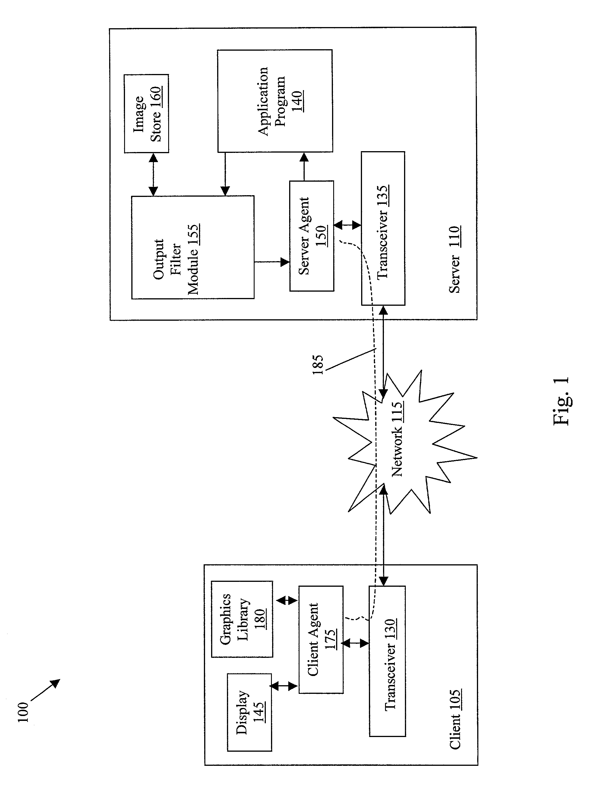 Method and system for generating a graphical display for a remote terminal session