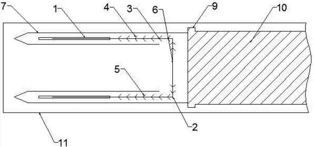 Meniscus suturing instrument