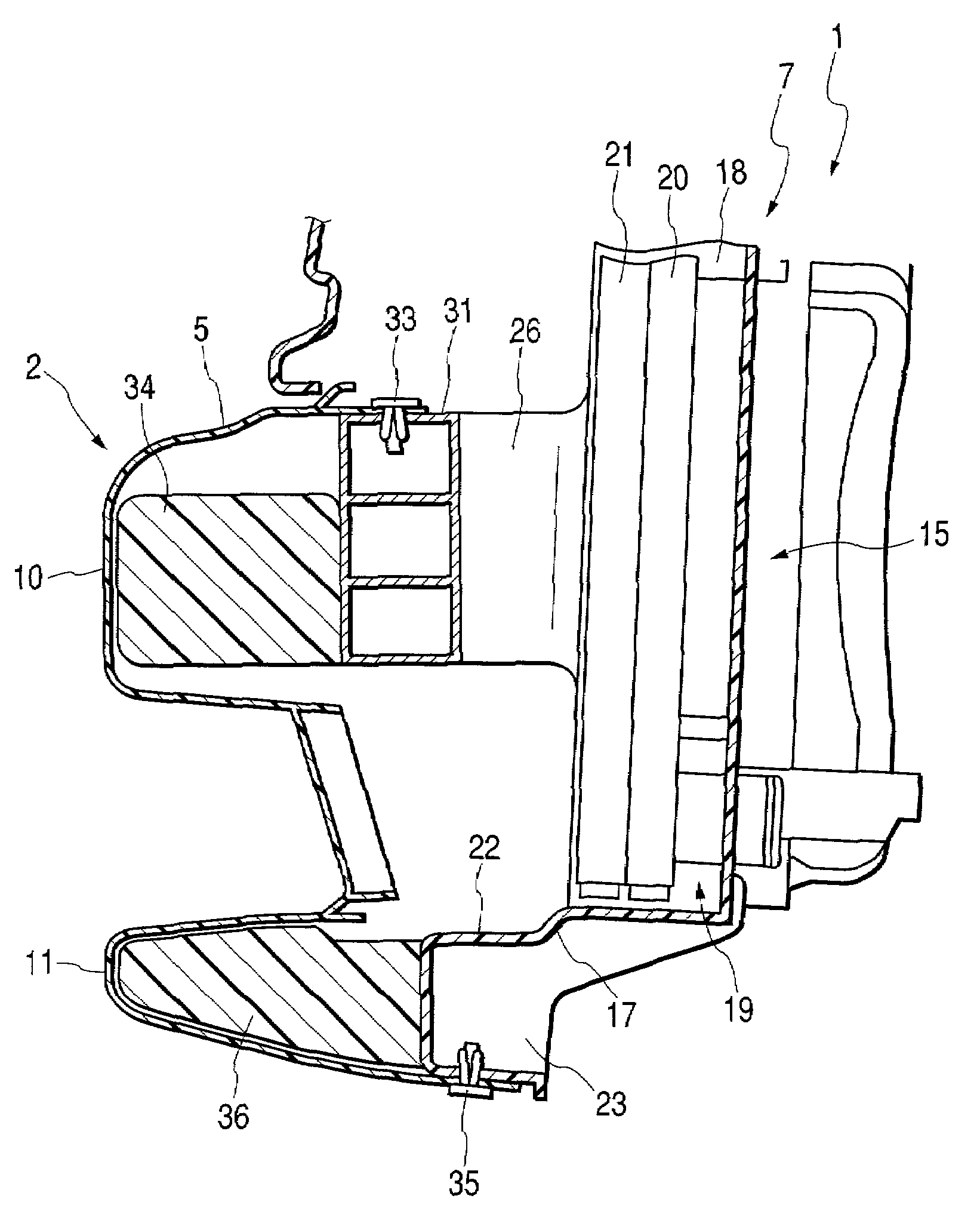 Vehicle body front structure