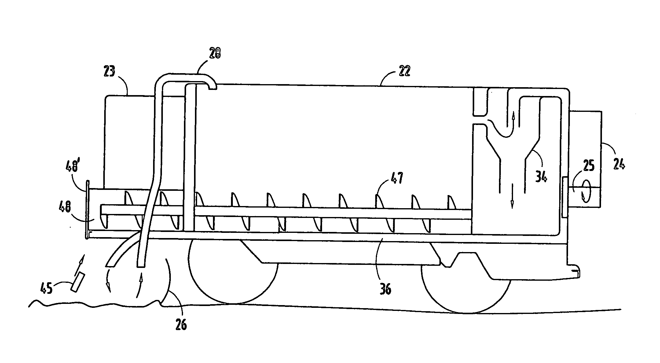 Stall and manure vacuum truck