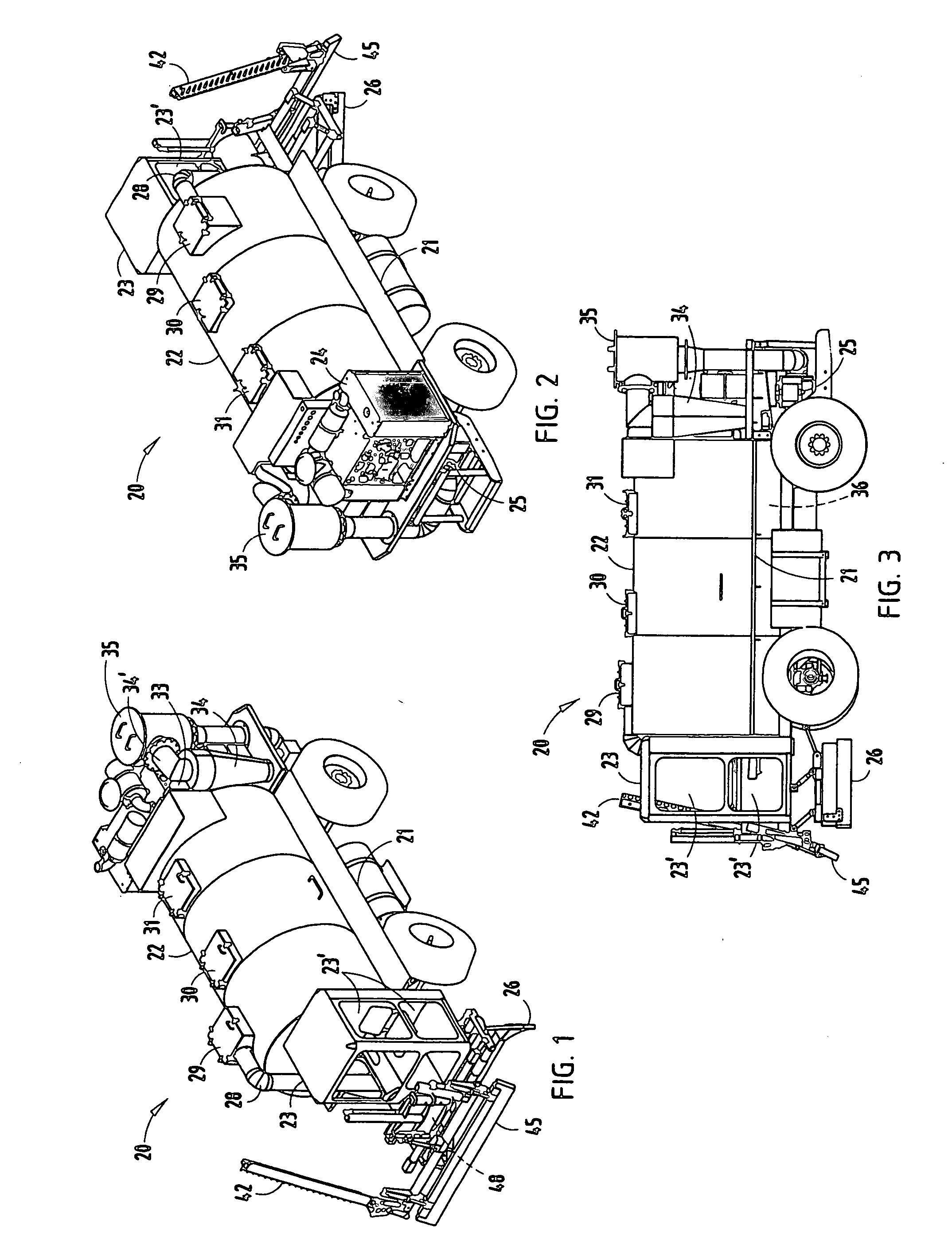 Stall and manure vacuum truck