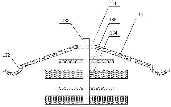 Tea oil filtering device