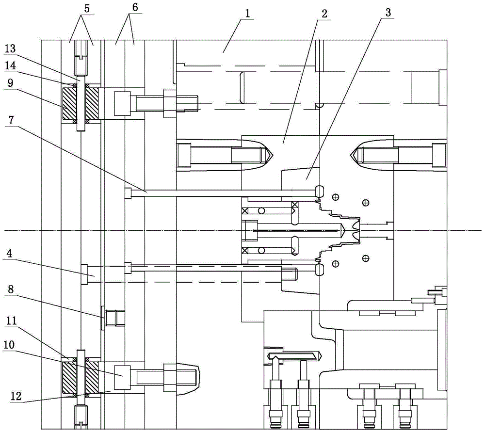 The Ejector Mechanism of the Die-casting Mold Without the Imprint of the Ejector Rod