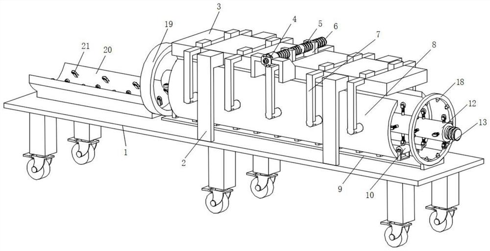 An anti-deviation device for pvc pipe production line