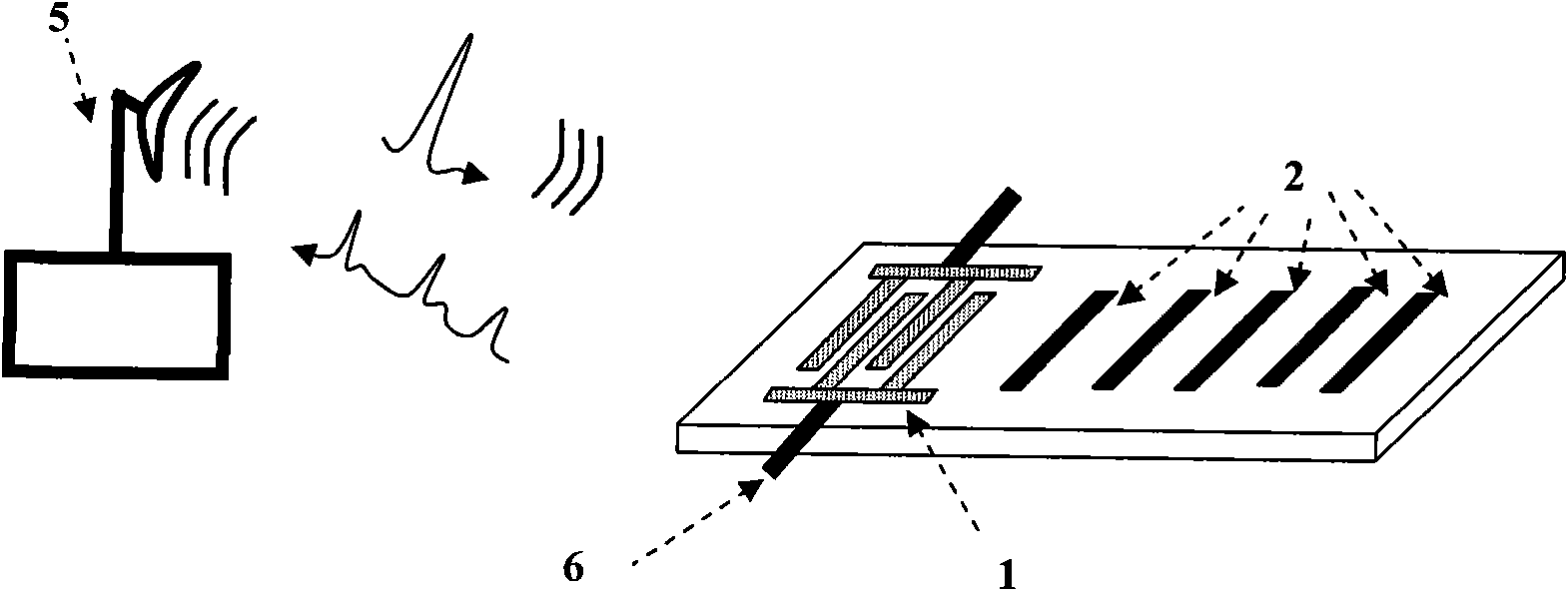 Field programmable surface acoustic wave radio frequency electronic tag