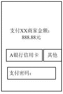 Payment method, corresponding portable terminal, third-party payment platform