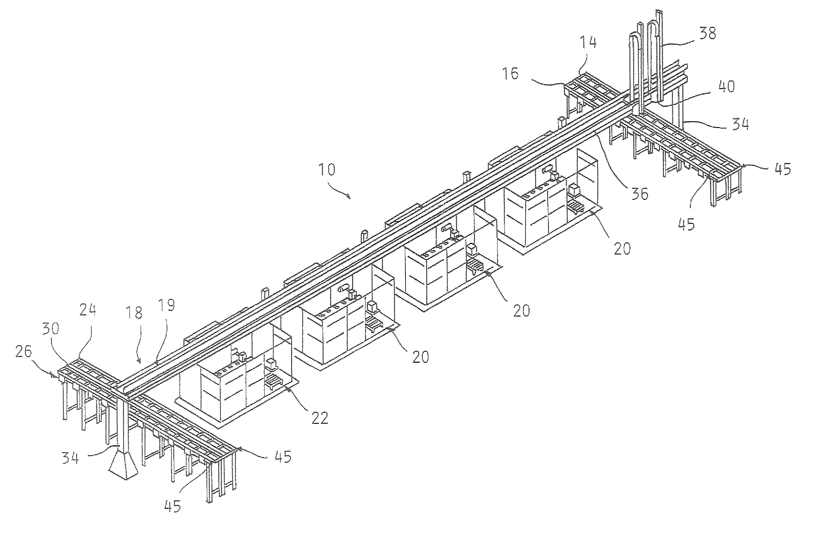 Method and apparatus for assembling a complex product in a parallel process system