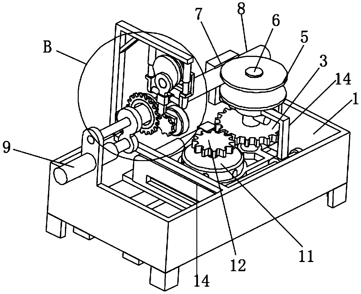 Pipe bending and cutting all-in-one machine for metal pipe machining