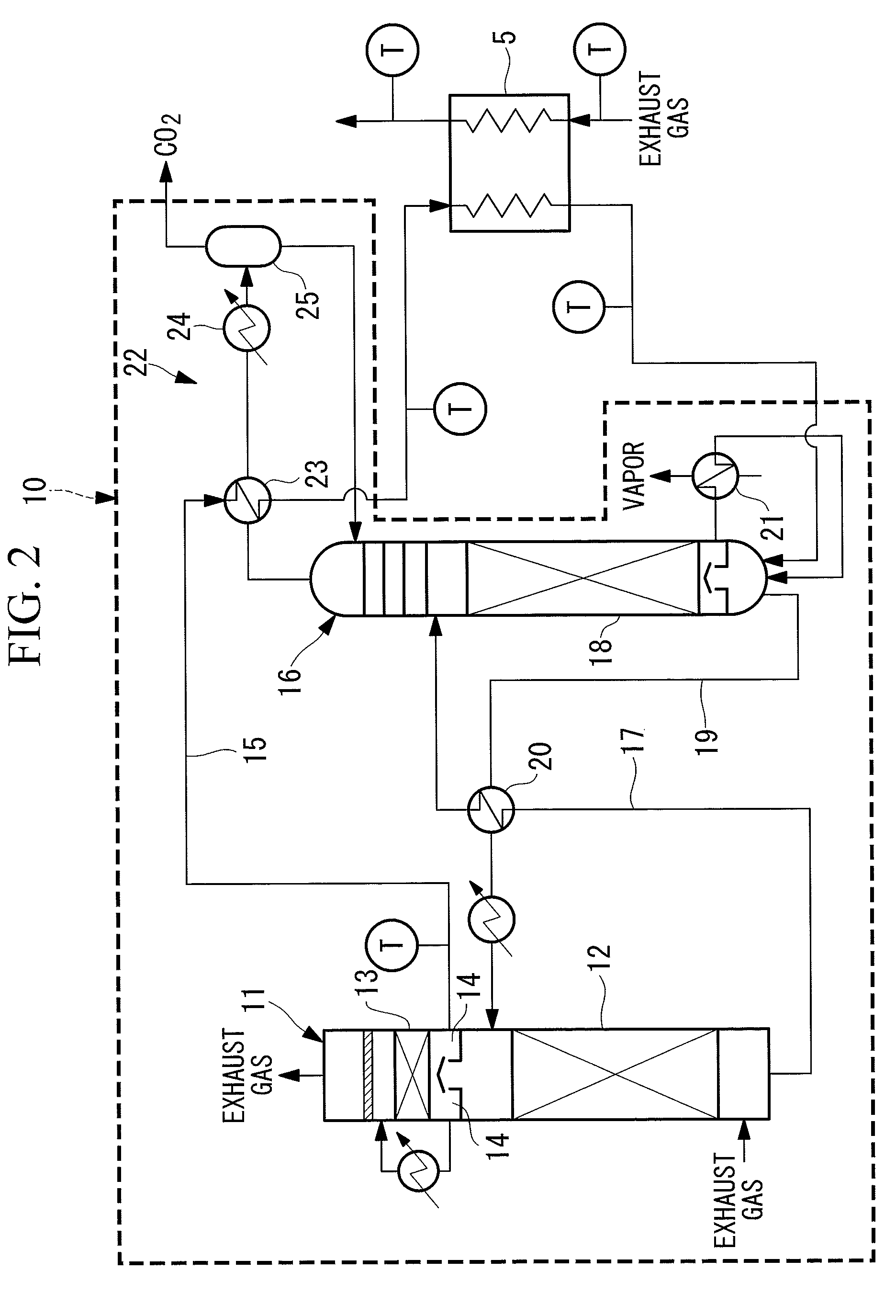 Exhaust gas treatment system