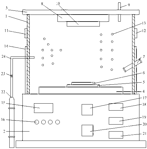 Method for performing arc-added glow discharge ion diffusion coating on magnesium alloy plate