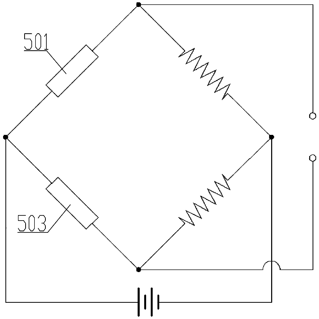 Kaplan turbine runner static balancing test device based on stress bar method, and method