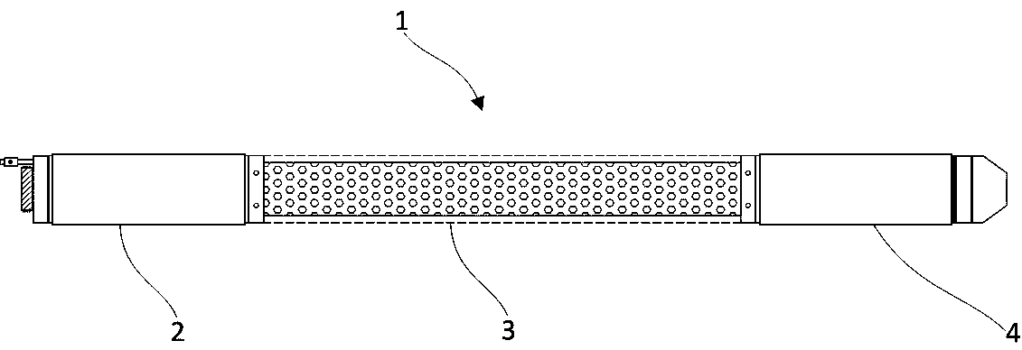 In-hole double-plunger water injection infiltration testing apparatus and working method thereof