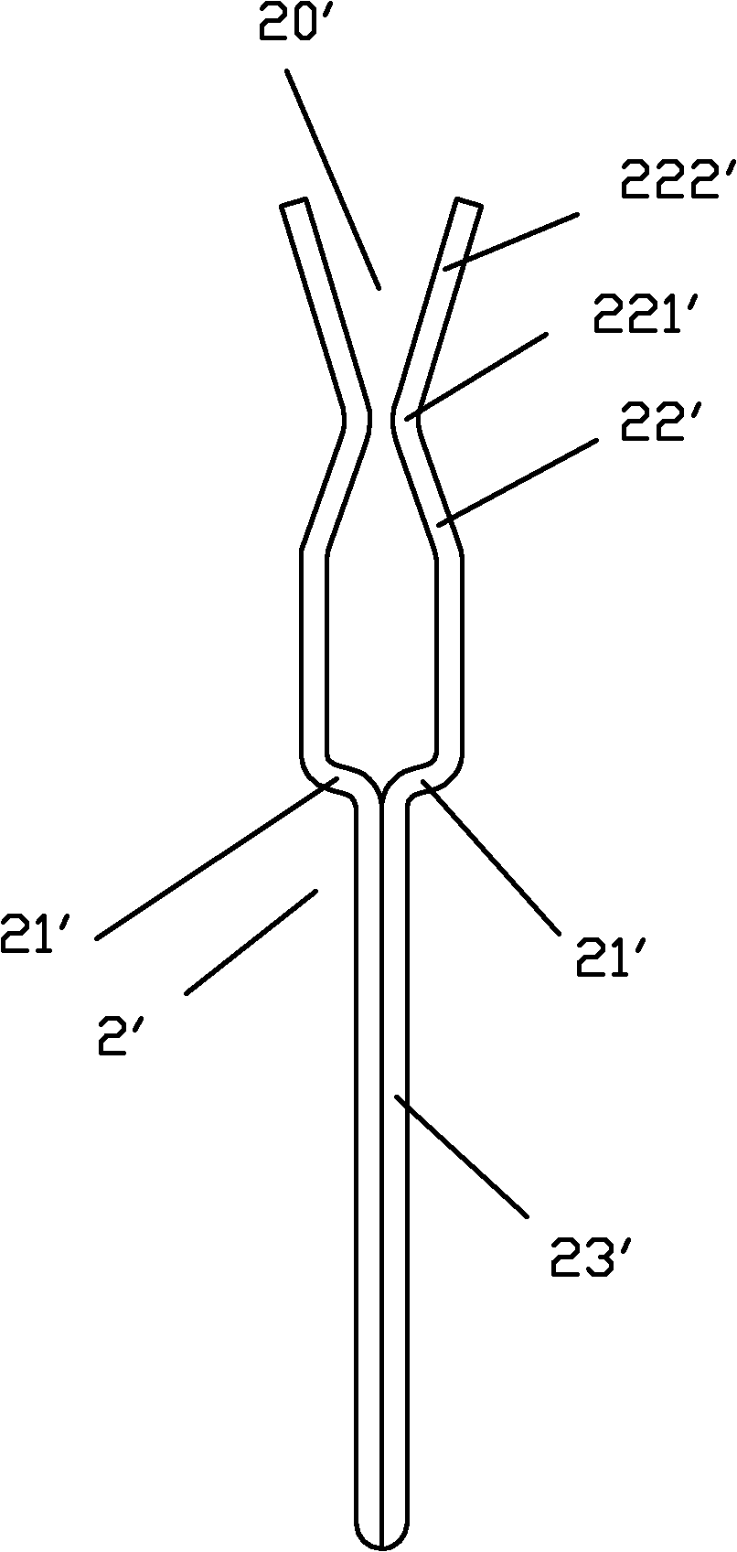 Clamping spring structure of relay socket