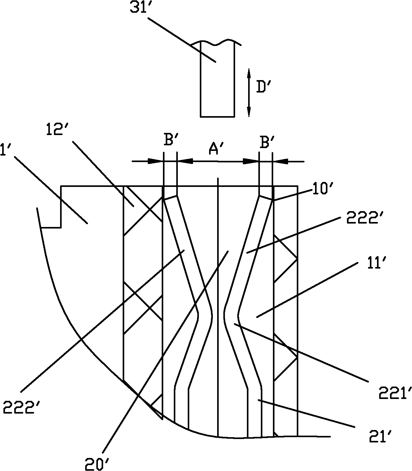 Clamping spring structure of relay socket