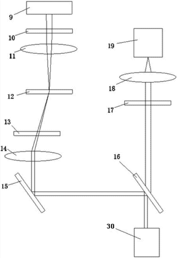 Electromagnetic field near-field imaging system and method based on pulsed light detection magnetic resonance