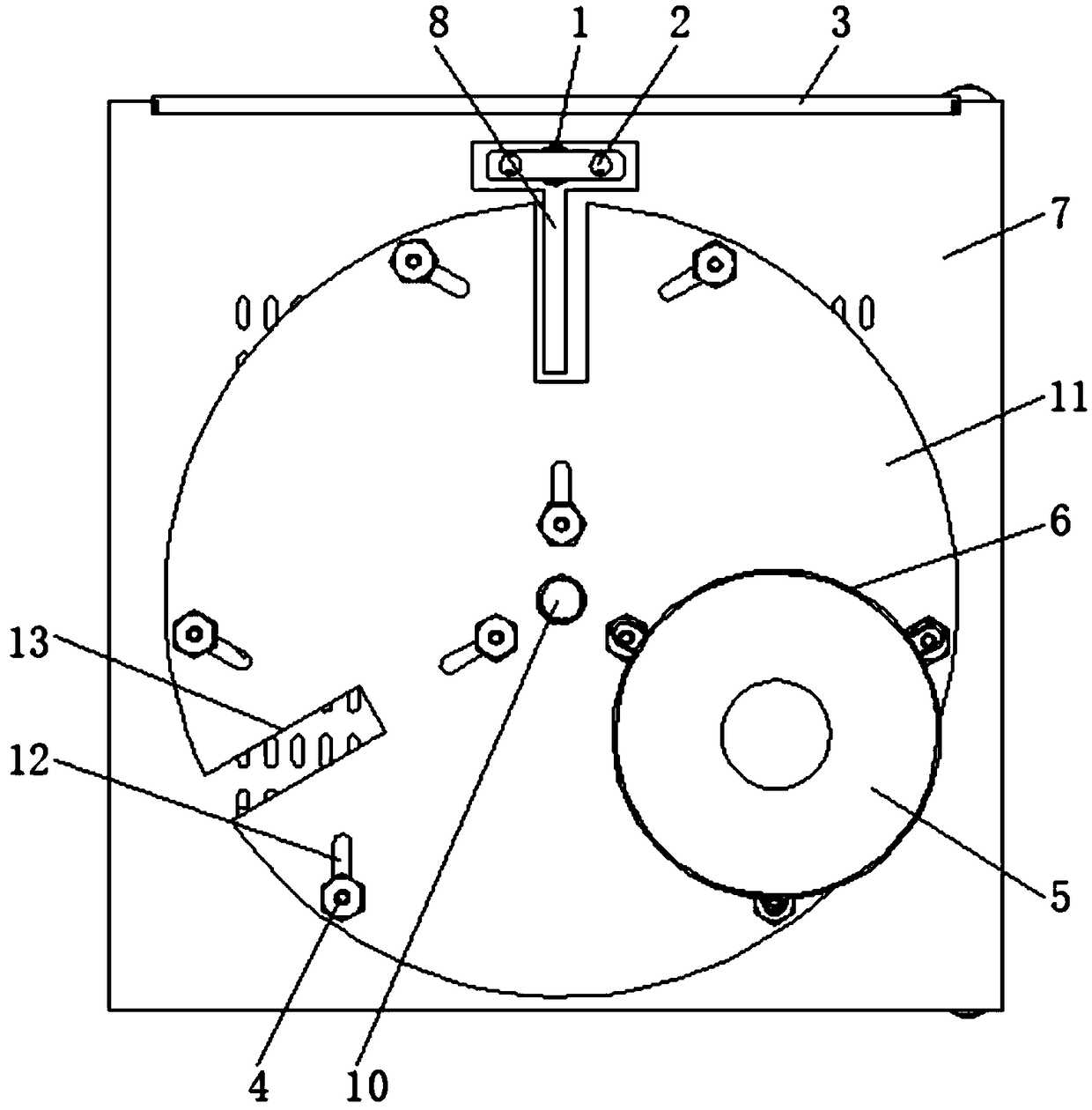 Automatic bowl outlet machine applied to automatic noodle cooking machine