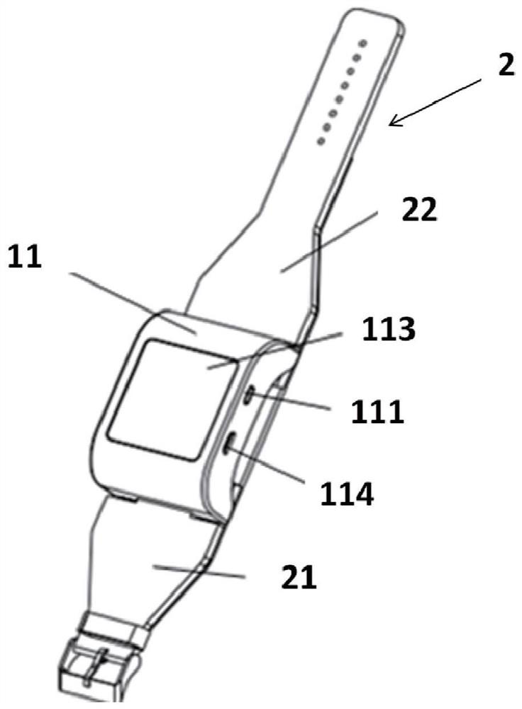 A smart blood pressure watch