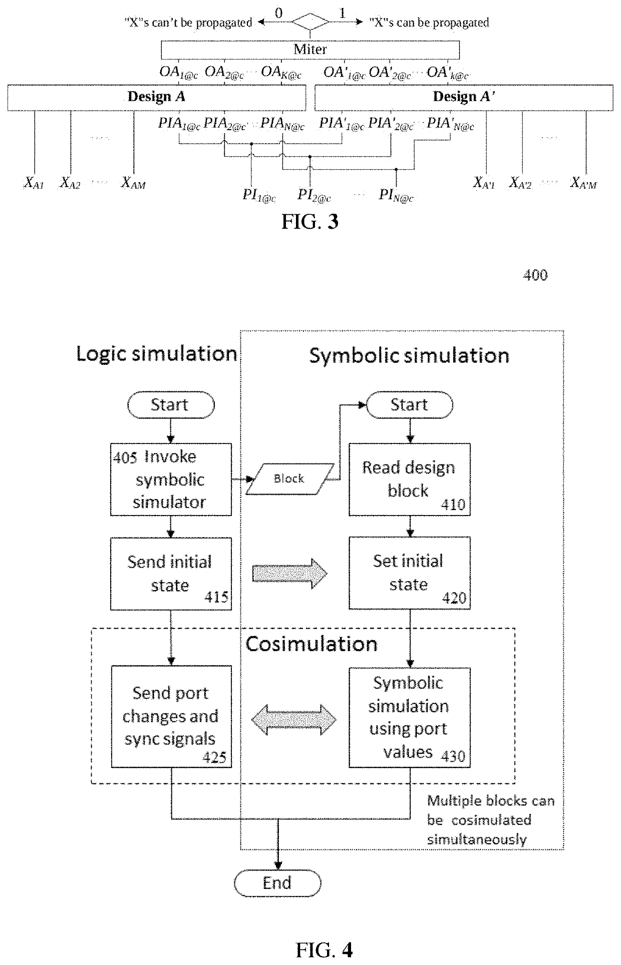 System and method for accurate X handling using logic and symbolic cosimulation