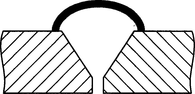 Assembly method of positioning chock for ensuring gap at root parts butt jointing tubes in use for welding