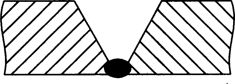 Assembly method of positioning chock for ensuring gap at root parts butt jointing tubes in use for welding