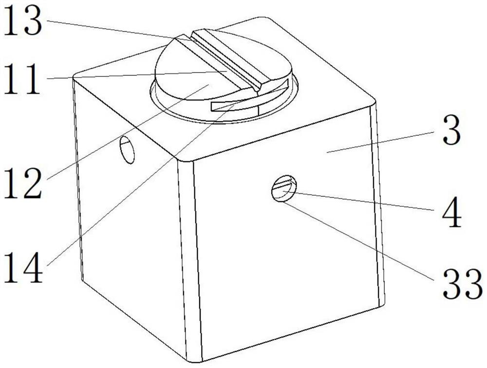 EBSD sample dismounting table and EBSD detection method of sample