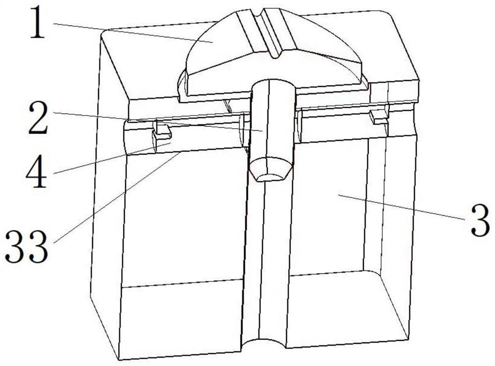 EBSD sample dismounting table and EBSD detection method of sample