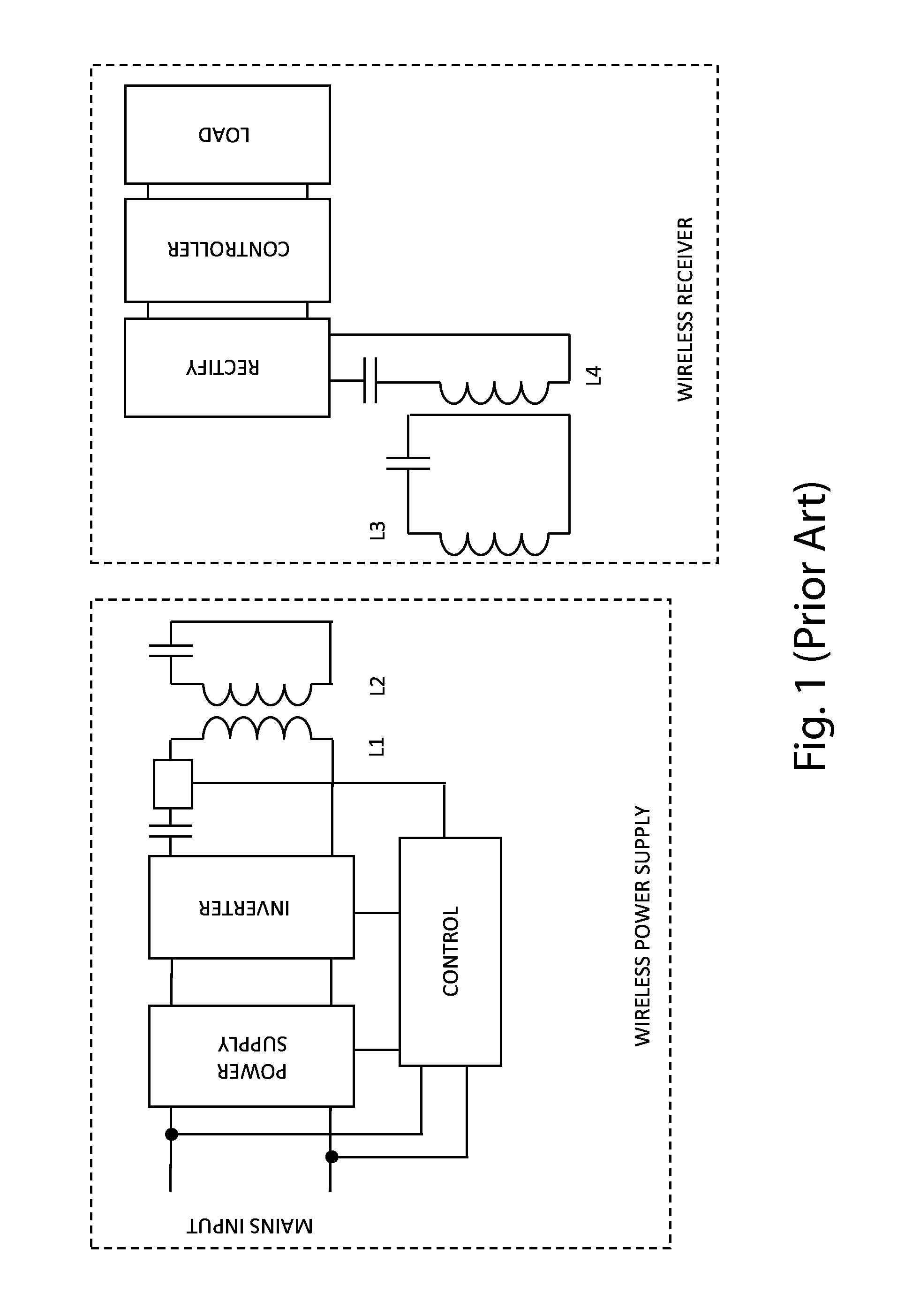 Wireless power control system