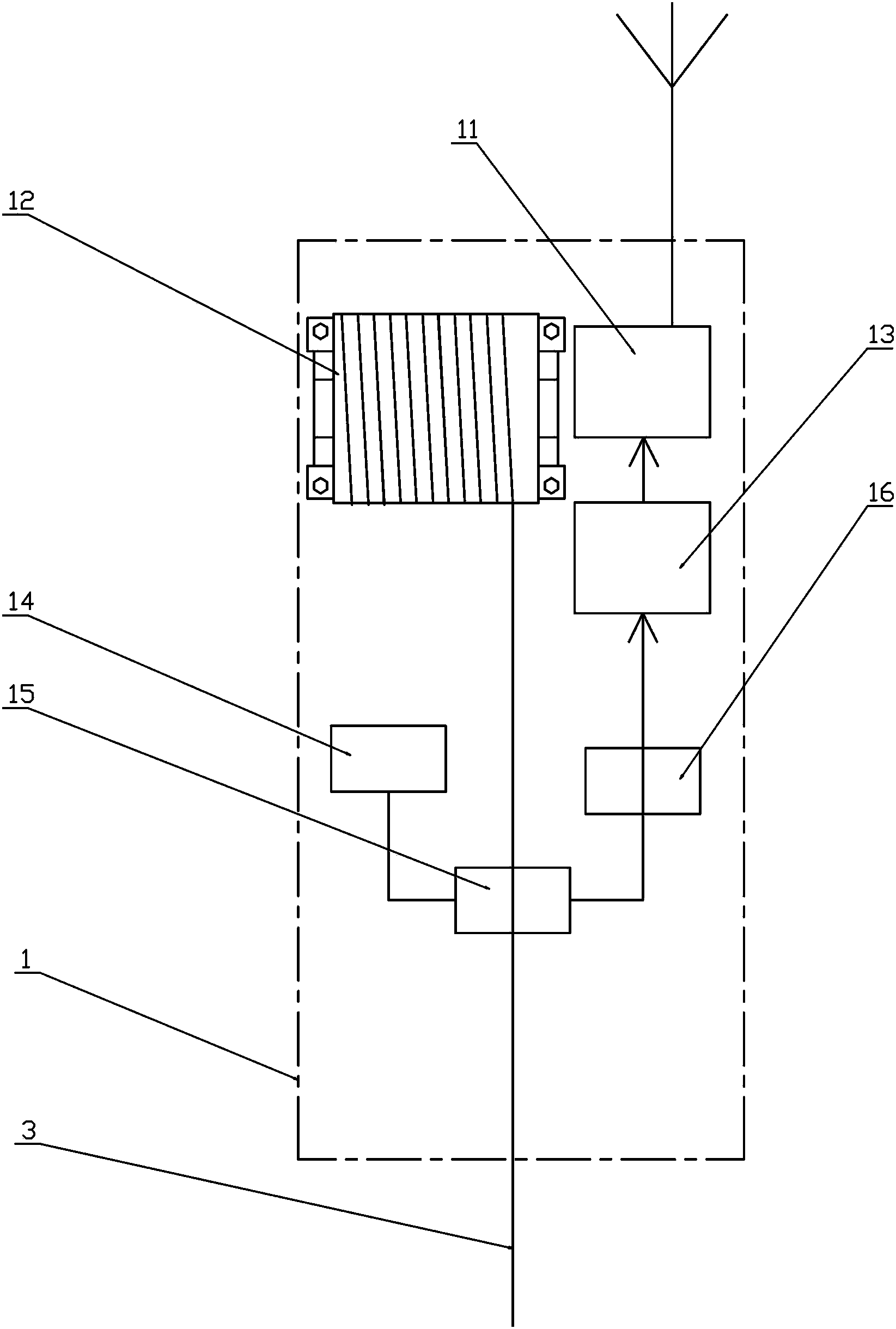 Multi-channel large deformation landslide displacement automatic monitoring device and method