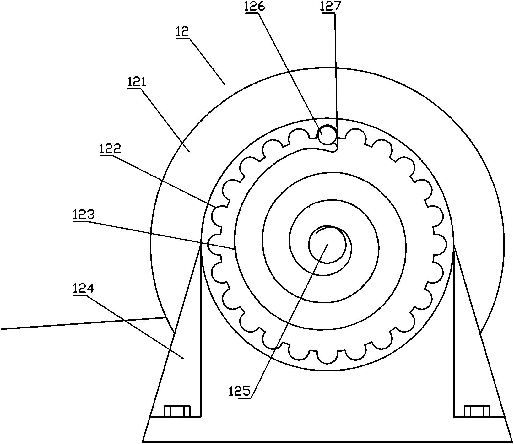 Multi-channel large deformation landslide displacement automatic monitoring device and method