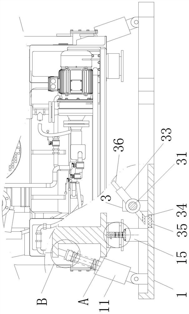 Cleaning device for electromechanical overhaul