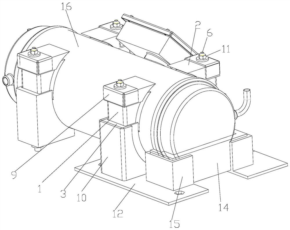 Compressor damping device and air conditioner