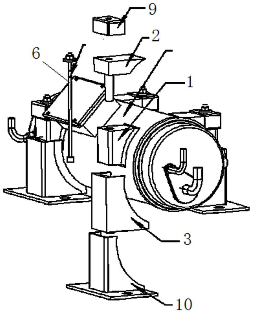 Compressor damping device and air conditioner