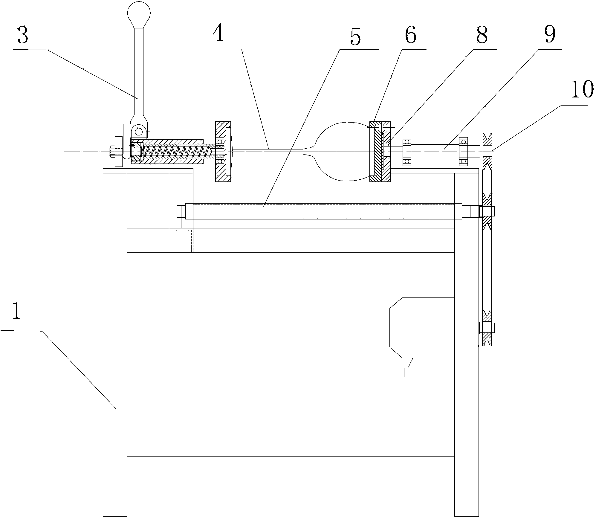 Glass scribing device