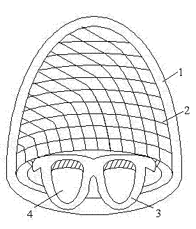 Hat with eyeshade