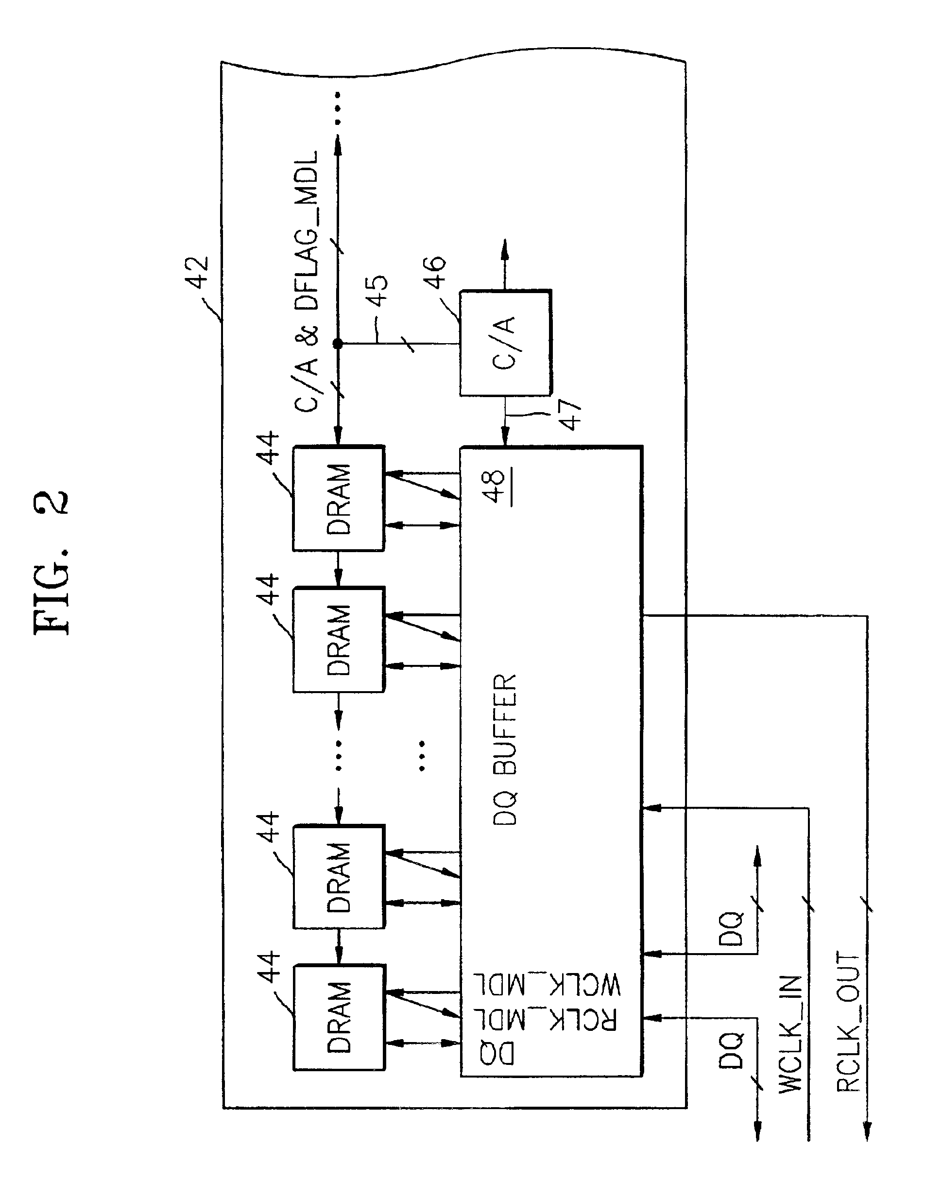 Memory system having point-to-point bus configuration