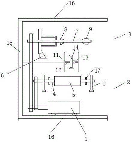 Novel adjustable rewinding machine