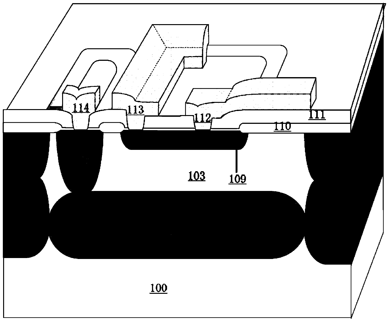 A vertical high-voltage bipolar junction transistor and its manufacturing method