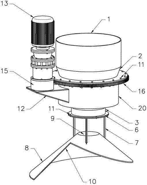 Uniform distribution device for lime kiln