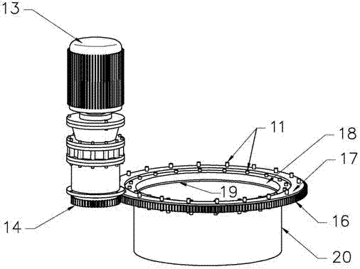 Uniform distribution device for lime kiln